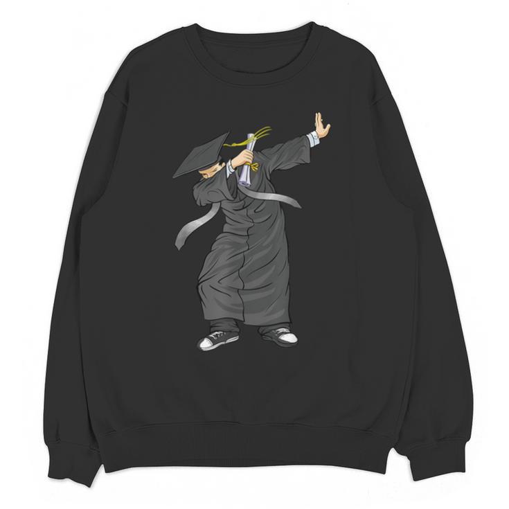 Dabbing Graduation Class Of 2024 Men Graduation Unisex Sweatshirt