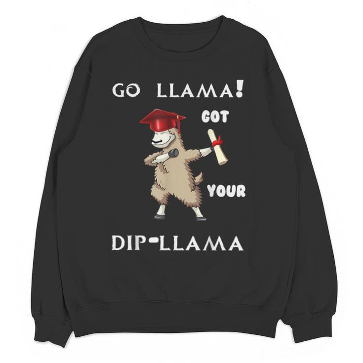 The Dabbing Llama Graduation Class Of 2018 T-Shirt Unisex Sweatshirt