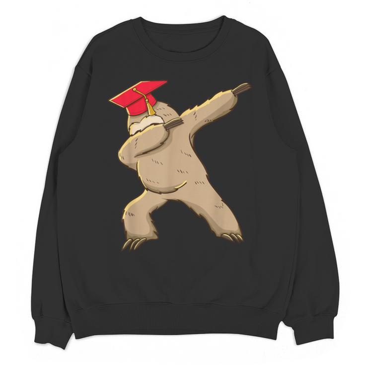 Dabbing Sloth School Graduation T Shirt For Kids Unisex Sweatshirt