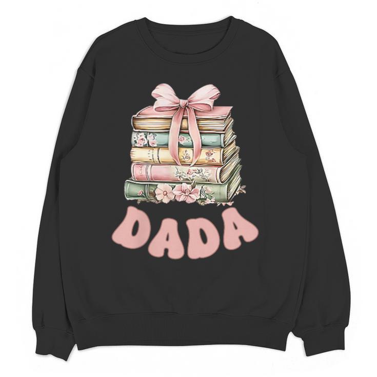 Dada Book First Chapter Birthday Family Matching Party Unisex Sweatshirt