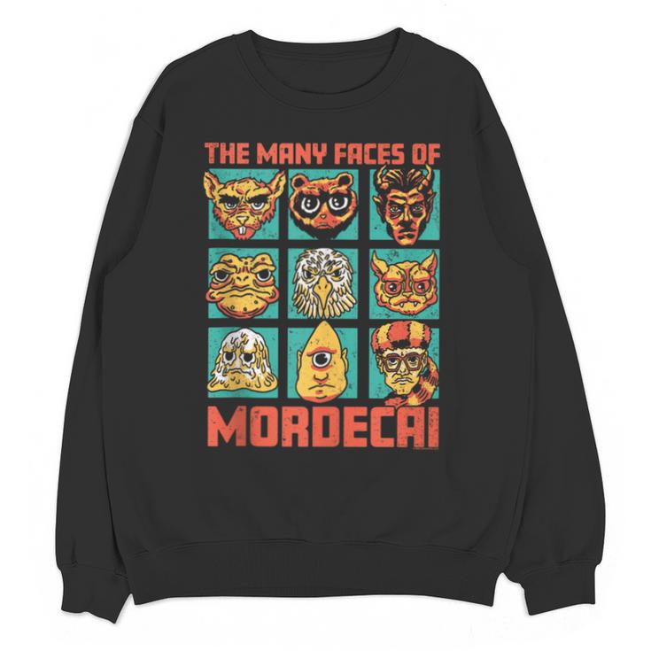 DCC Many Faces Of Mordecai Grid Gamer Series Book Unisex Sweatshirt