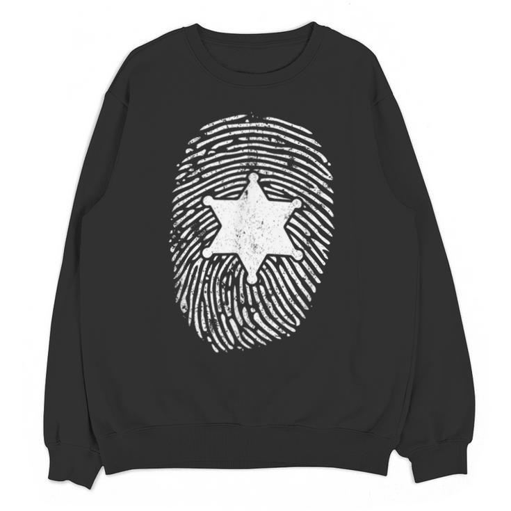 Deputy Sheriff DNA Sheriff Graduation 6 Star Badge Unisex Sweatshirt