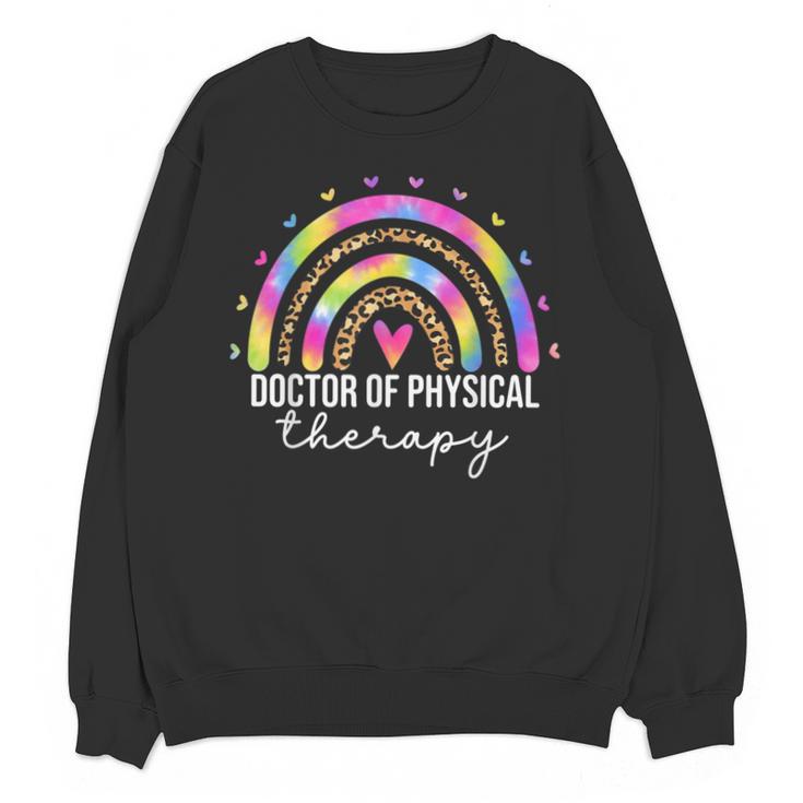 Doctor Of Physical Therapy Therapist DPT Graduation Rainbow Unisex Sweatshirt