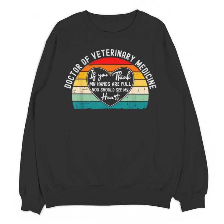 Doctor Of Veterinary Medicine DVM Graduation Appreciation Unisex Sweatshirt