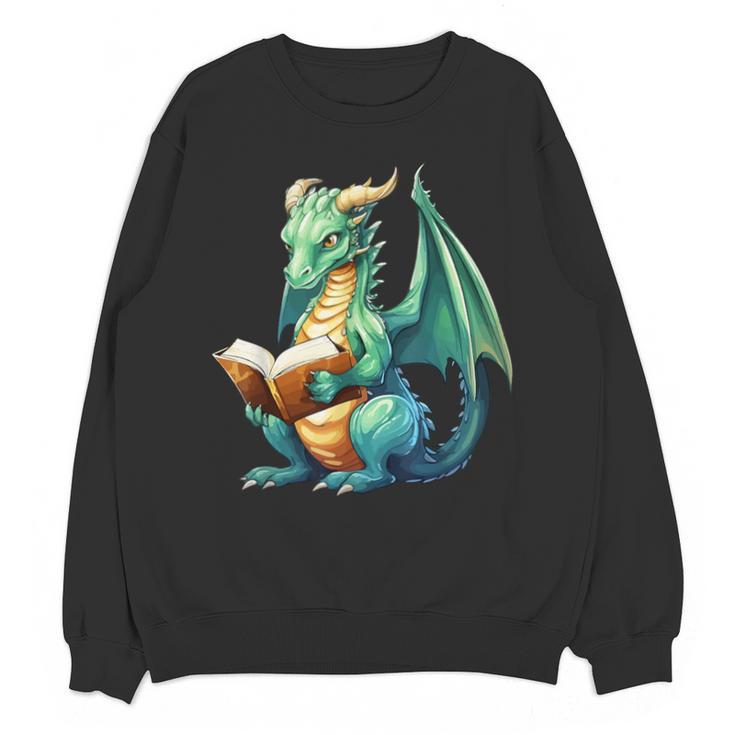 Dragon With Book Unisex Sweatshirt