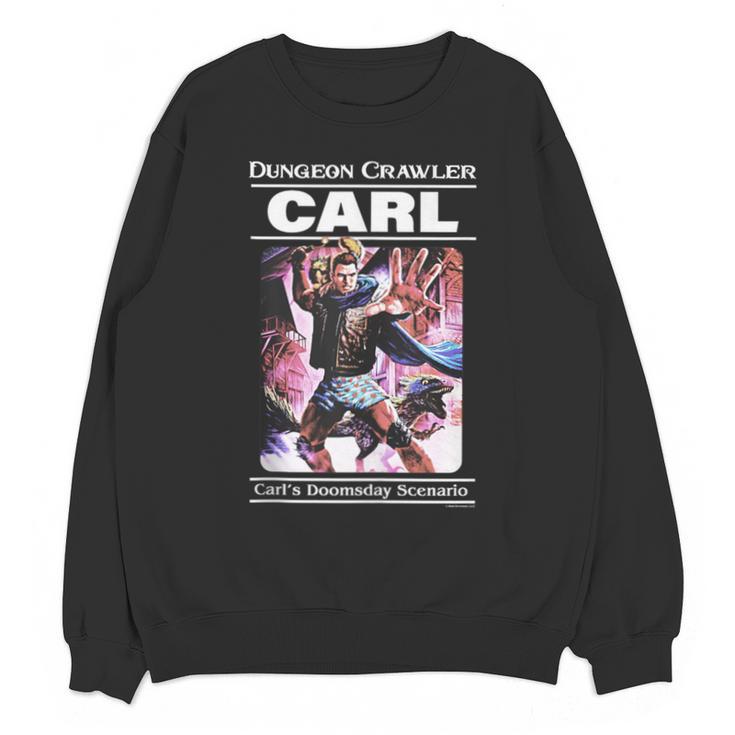 Dungeon Crawler Carl Vintage Paperback Illustration Book Unisex Sweatshirt