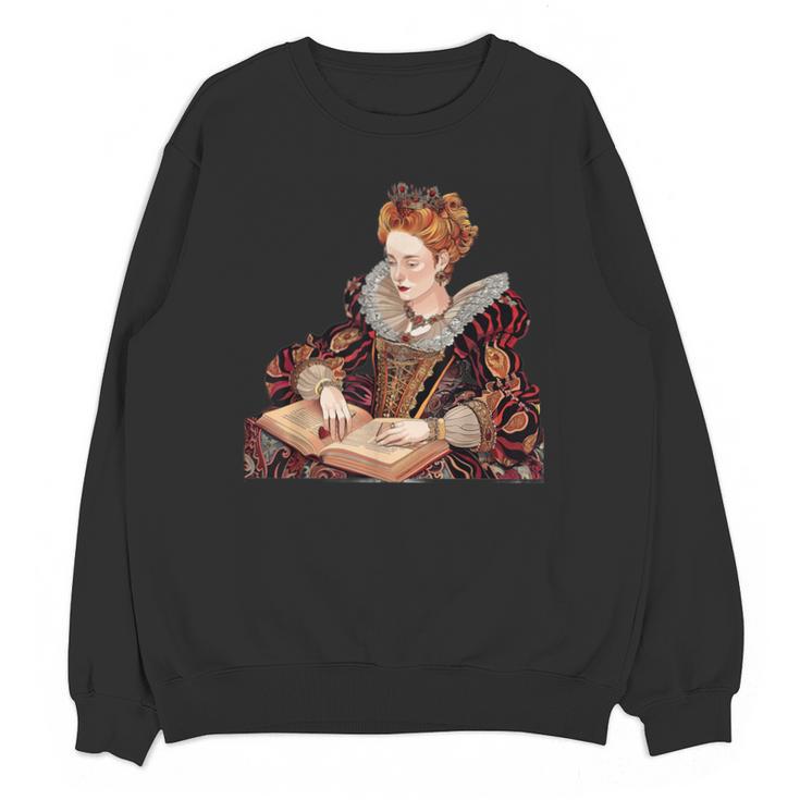 Elizabeth I Reading A Book Unisex Sweatshirt