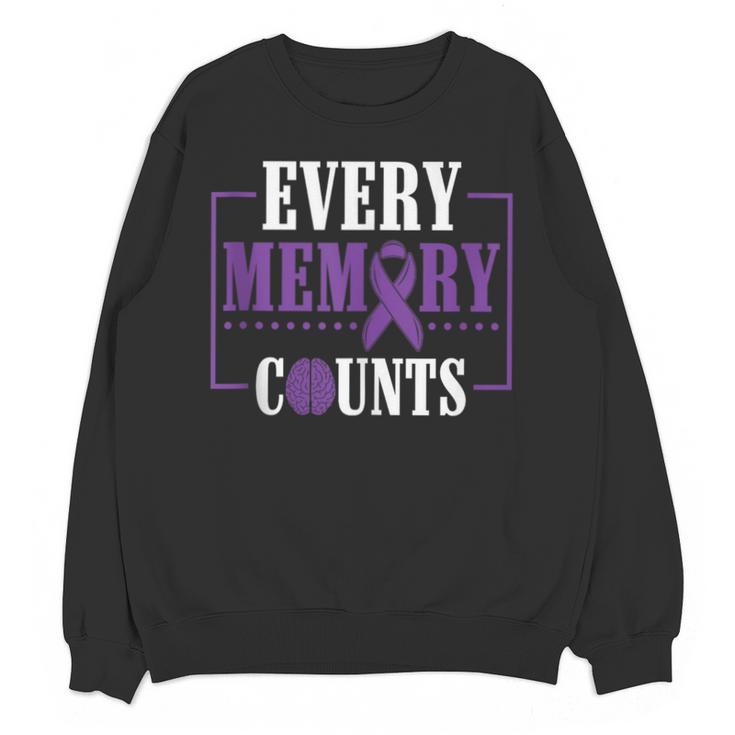 Every Memory Counts Alzheimer's Awareness Dementia Unisex Sweatshirt
