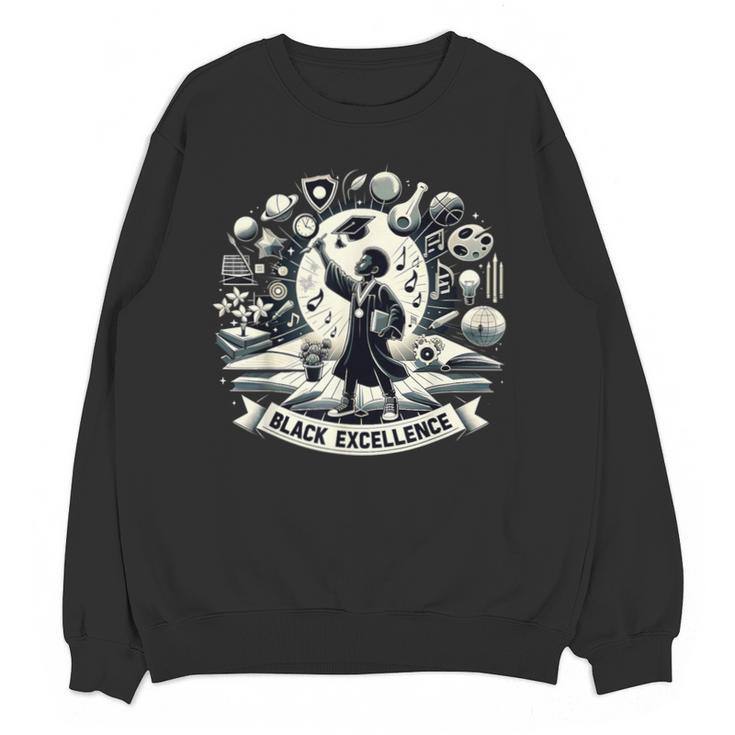 Excellence Graduation Black History Month Inspiring Unisex Sweatshirt