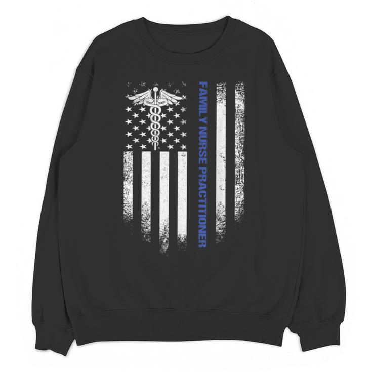 Family Nurse Practitioner Flag FNP Nursing Graduation Unisex Sweatshirt