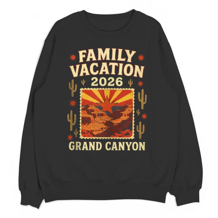 Family Vacation Grand Canyon 2026 Nostalgia Unisex Sweatshirt