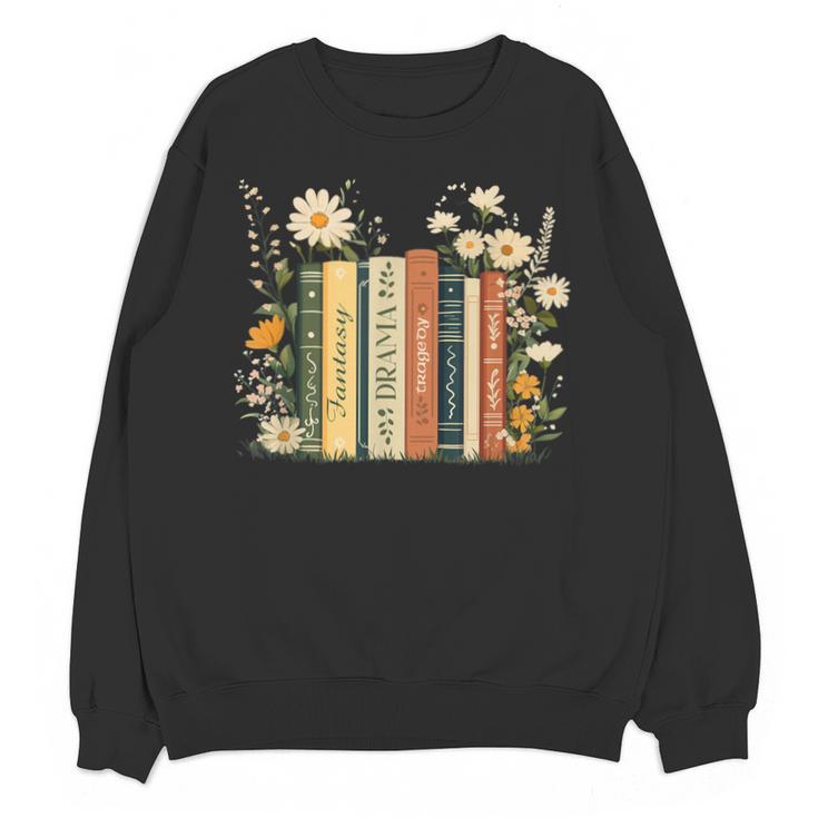 Fantasy Drama Tragedy Book Floral Subtle Unisex Sweatshirt