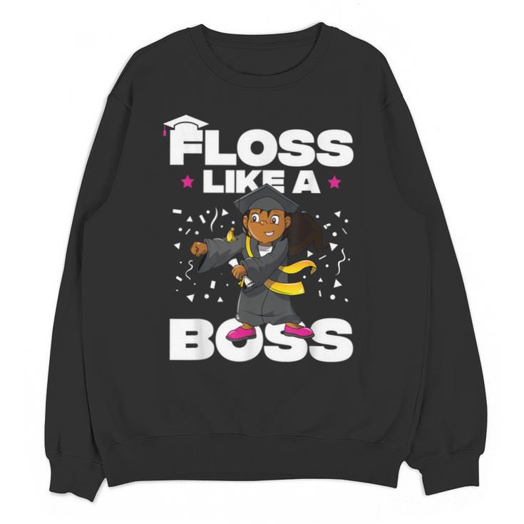 Floss Like A Boss Shirt Class Of 2019 Graduation Kids Unisex Sweatshirt