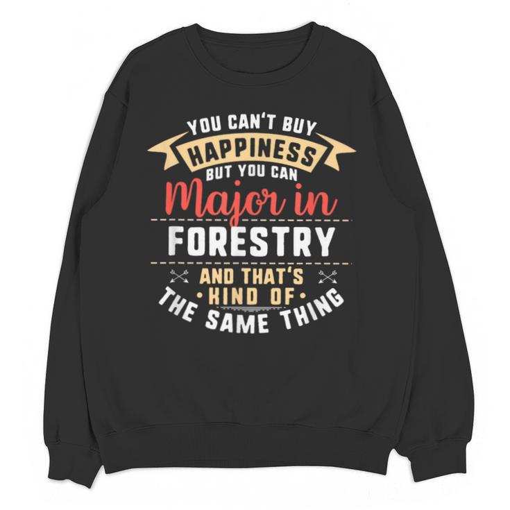 Forestry Major Student Shirt Graduation College Unisex Sweatshirt