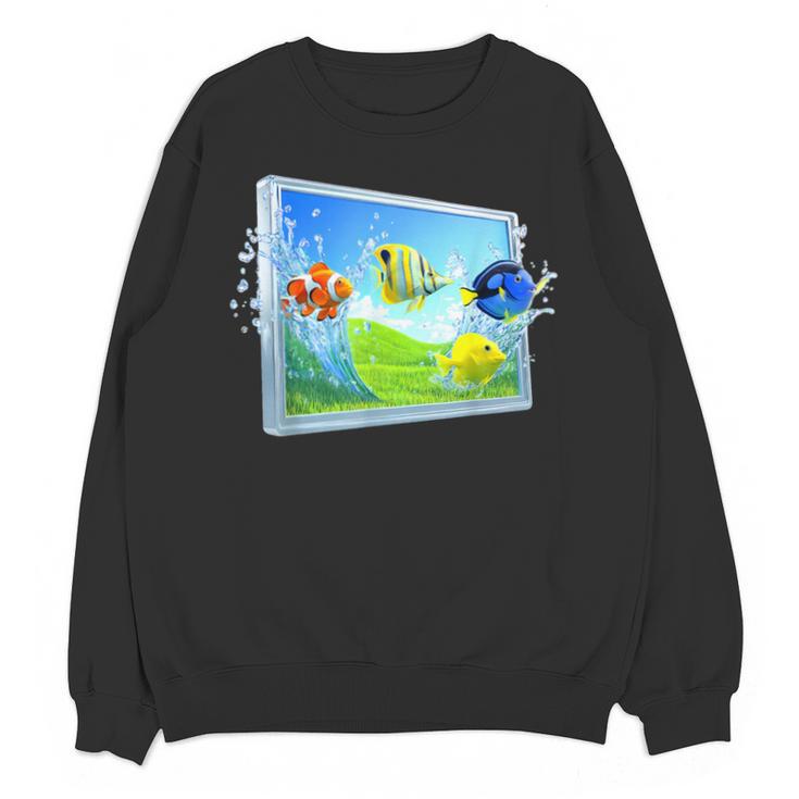 Frutiger Aero Fish Unisex Sweatshirt