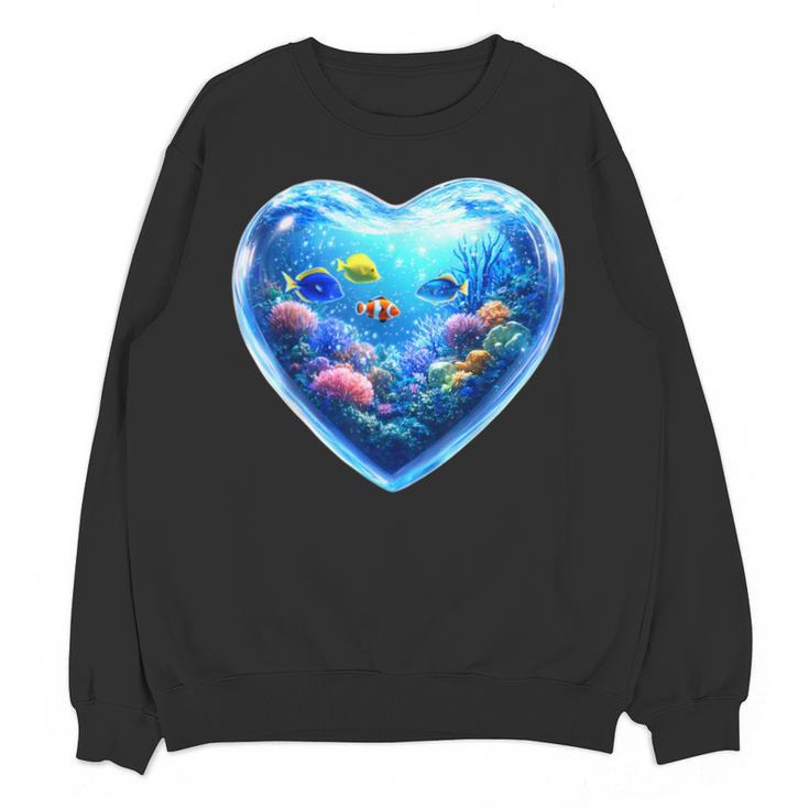 Frutiger Aero Y2K Heart Unisex Sweatshirt