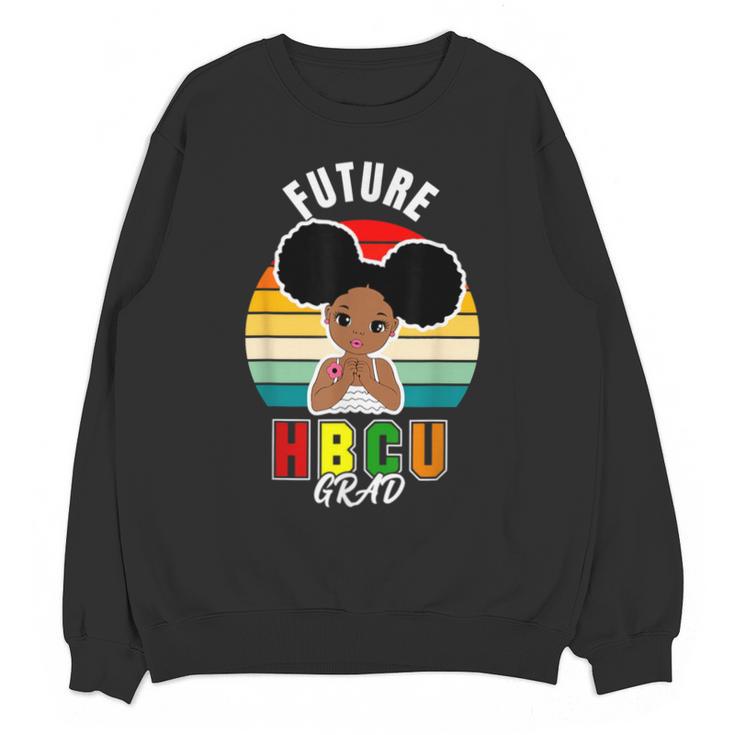 Future HBCU Grad Graduate Afro Girl College Graduation Unisex Sweatshirt