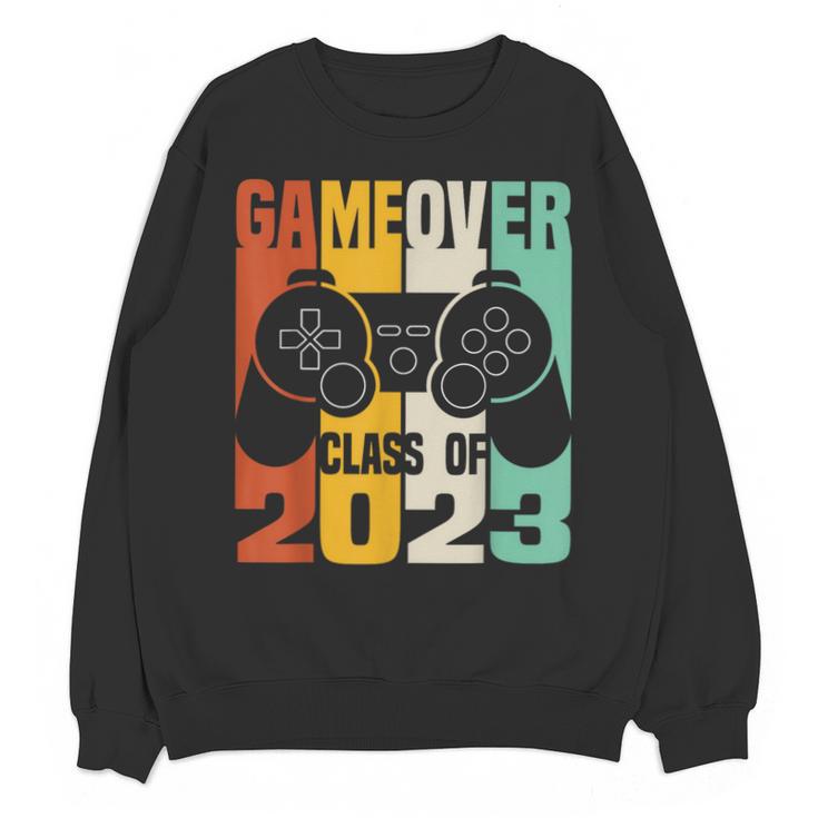 GAME OVER Class Of 2023 Video Games Vintage Graduation Gamer Unisex Sweatshirt