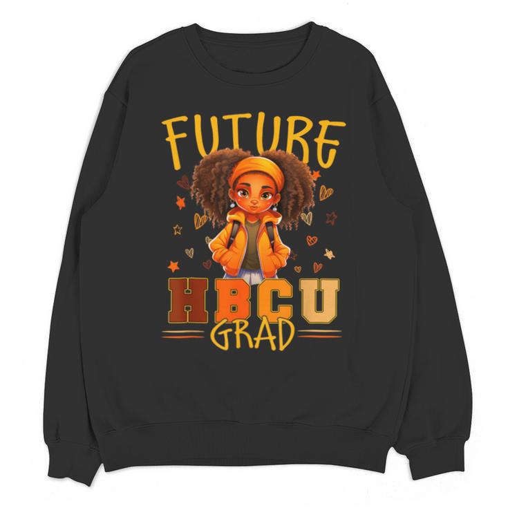 Girl Future HBCU Graduate Afro College Graduation Kids Unisex Sweatshirt