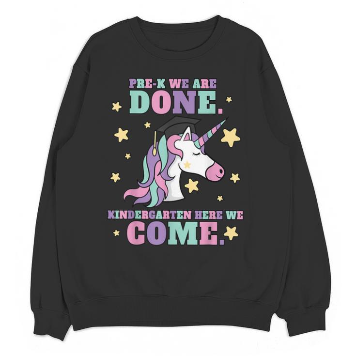 Girls Pre-K Graduation Magical Unicorn Unisex Sweatshirt