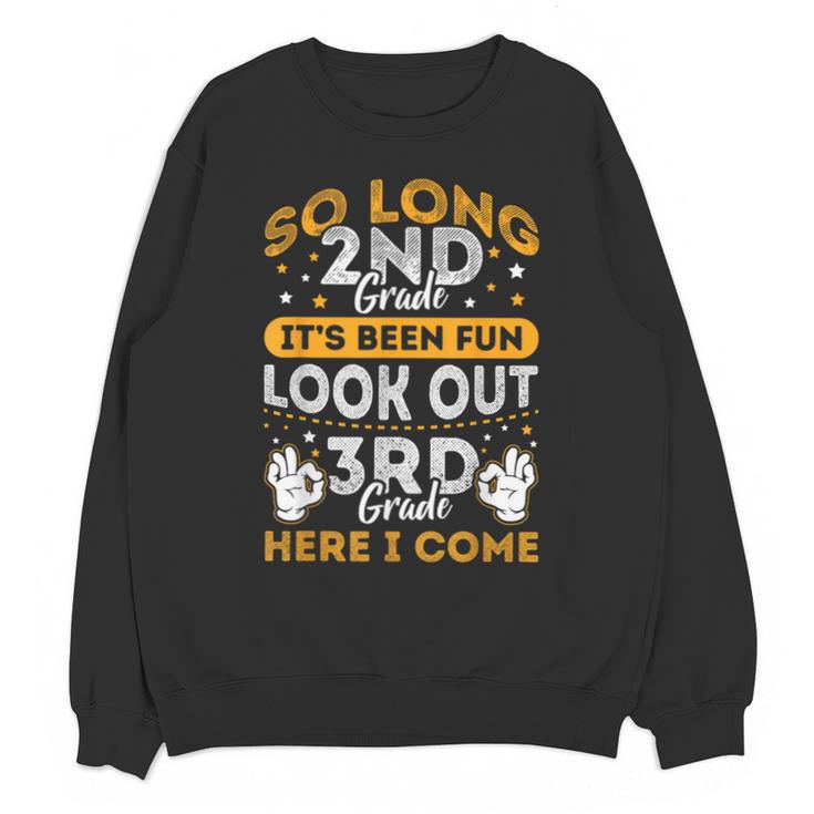 Grade So Long Second Grade It's Been Fun Graduation 2019 Unisex Sweatshirt
