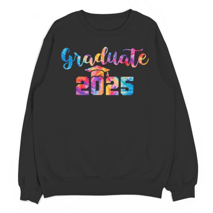 Graduate 2025 Tie Dye Graduation 2025 Class Of 2025 Senior Unisex Sweatshirt