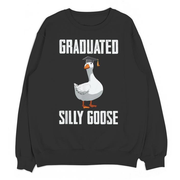 Graduated Silly Goose Student Graduation 2026 Grad Unisex Sweatshirt
