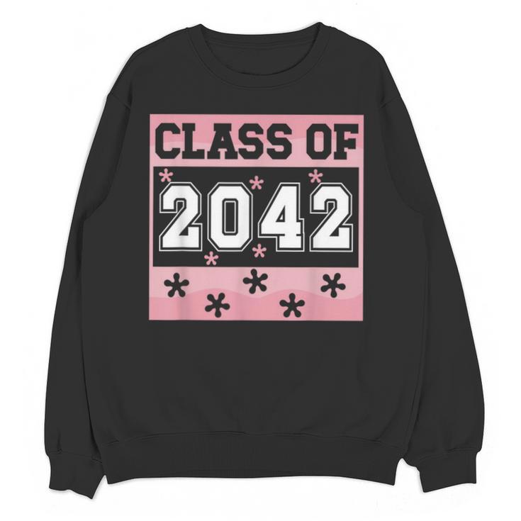 Graduating Class Of 2042 First Day Of School 2042 Graduation Unisex Sweatshirt