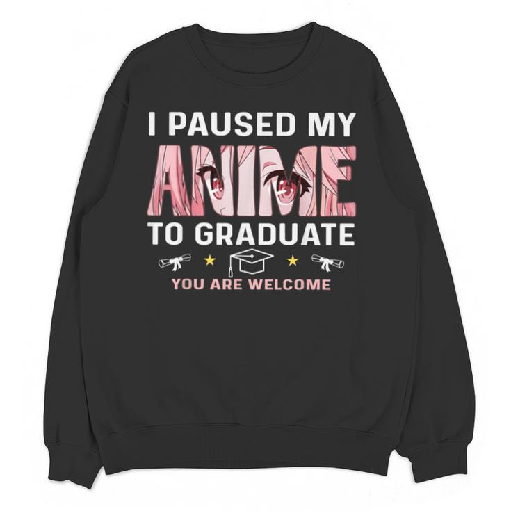 Graduation 5th 6th 8th Grade Class 2023 Anime Graduate Girls Unisex Sweatshirt