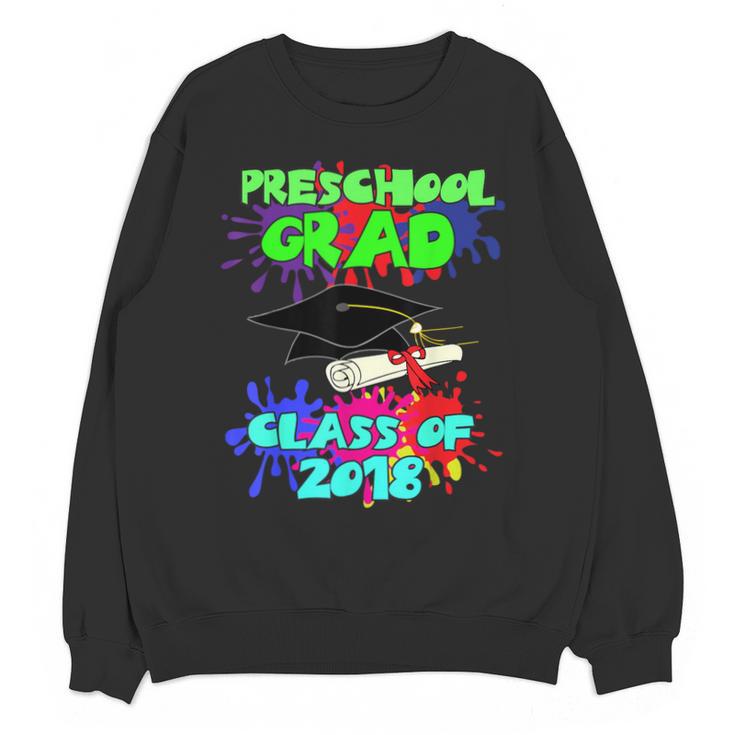 Graduation Class 2018 Cap Gown Shirt Preschool Graduate Unisex Sweatshirt