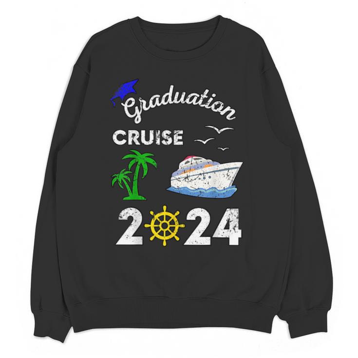 Graduation Cruise 2024 Ship Boat Vacation Summer Vacation Men Women Kids Unisex Sweatshirt