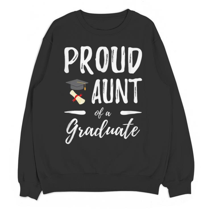 Graduation Shirt 2018 Proud Aunt Of a Graduate Unisex Sweatshirt