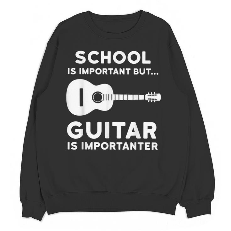 Graduation Shirt For Guitar Players & Band Member Unisex Sweatshirt