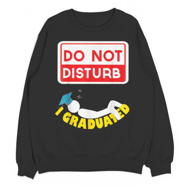 Graduation Shirt High School And College Sleepy Graduates Unisex Sweatshirt