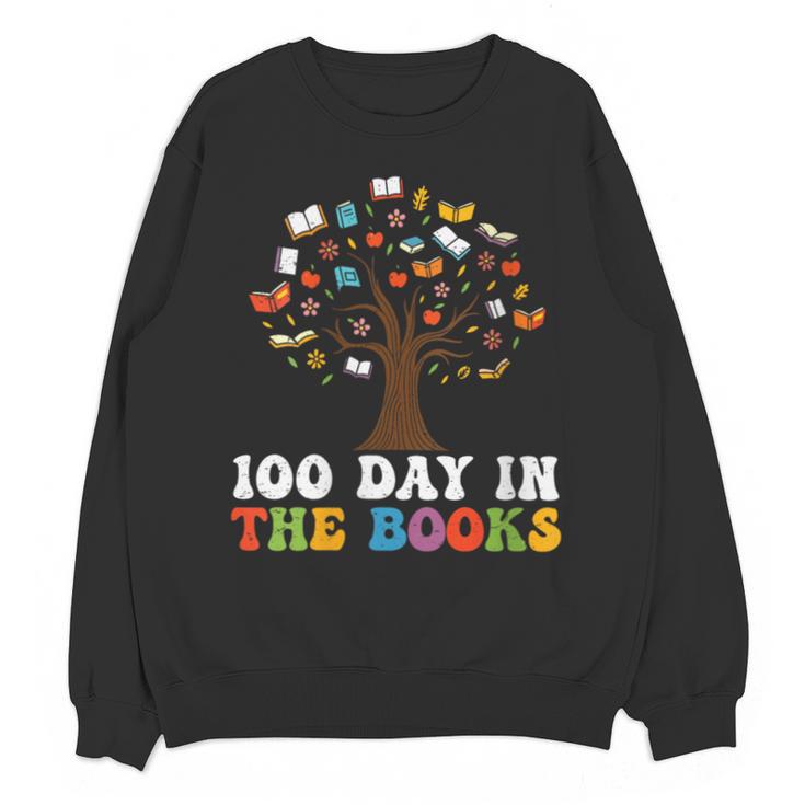 Happy 100 Days In The Books Reading Celebration Graphic Tees Unisex Sweatshirt