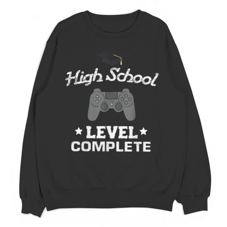 High School Graduation Shirt Video Gamer Nerd Geek Game Unisex Sweatshirt