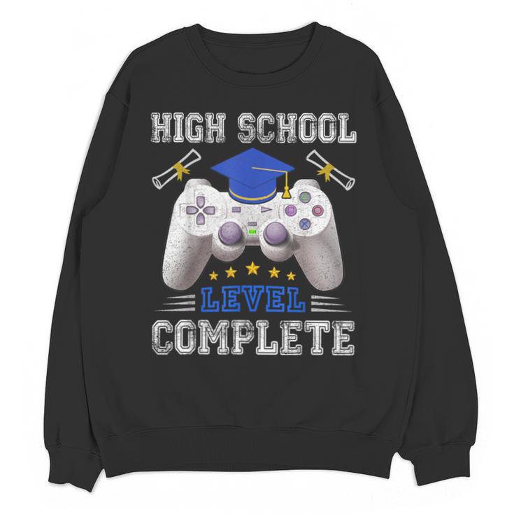 High School Level Complete Class Of 2025 Graduation Unisex Sweatshirt