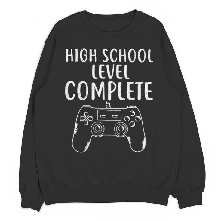 High School Level Complete  Graduation Tee T-Shirt Unisex Sweatshirt