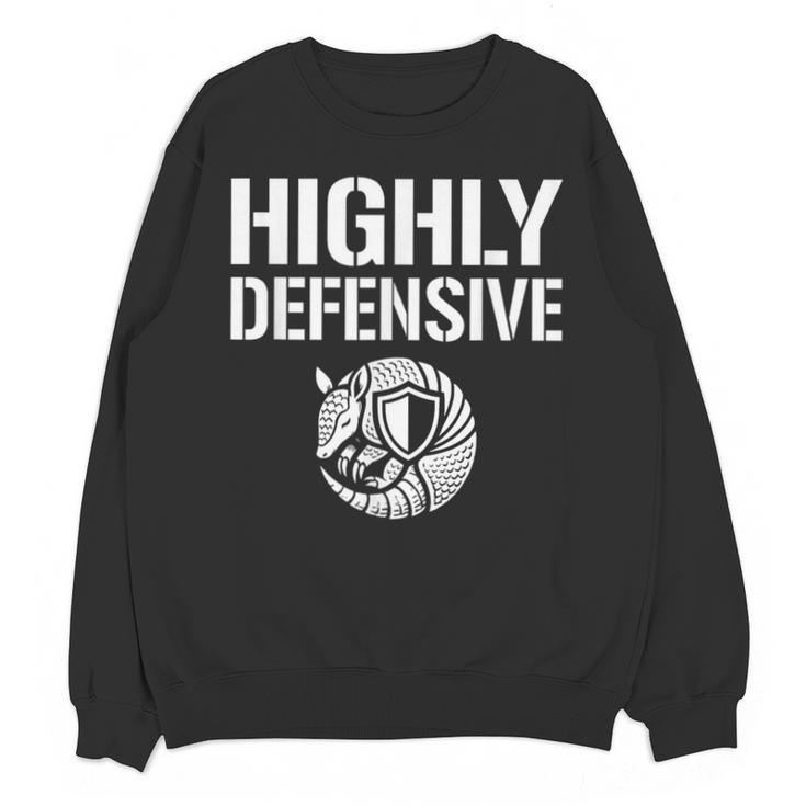 Highly Defensive Armadillo Shield Introvert Boundaries Unisex Sweatshirt