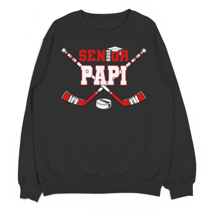 Hockey Senior Papi Graduation Class Of 2026 Kids Unisex Sweatshirt
