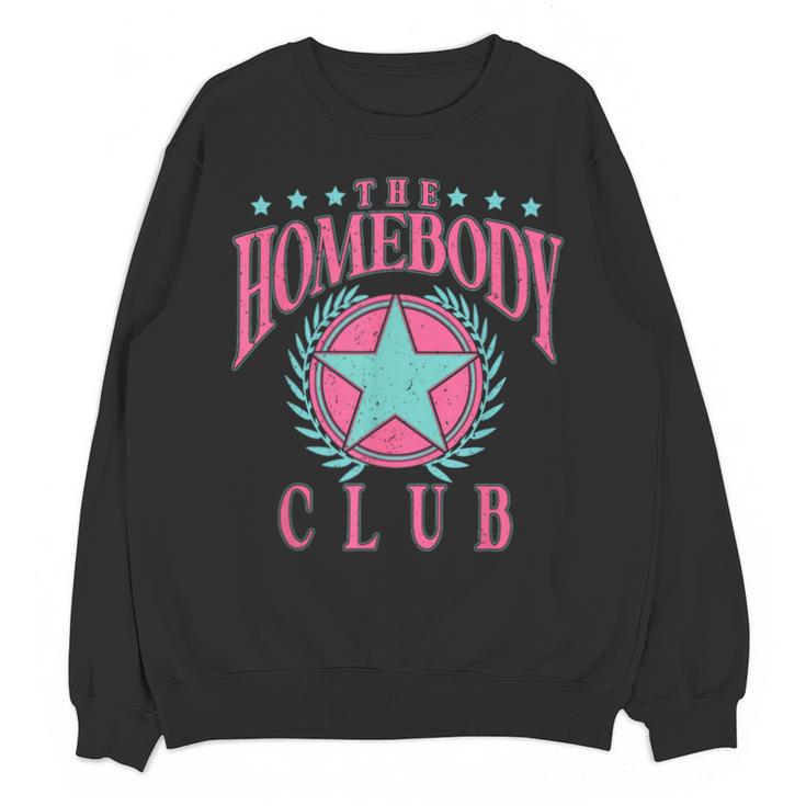 The Homebody Club Antisocial Retro Introvert Unisex Sweatshirt