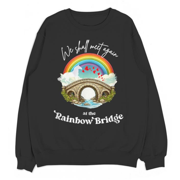 Horse Memorial In Loving Memory Of Horse Rainbow Bridge Unisex Sweatshirt