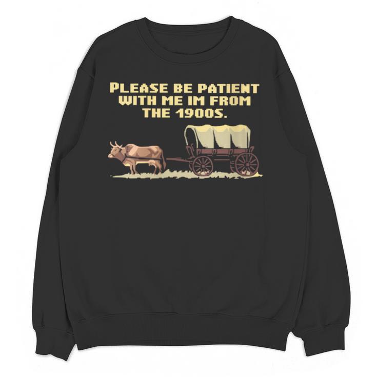I'm From The 1900s Retro Wagon Unisex Sweatshirt