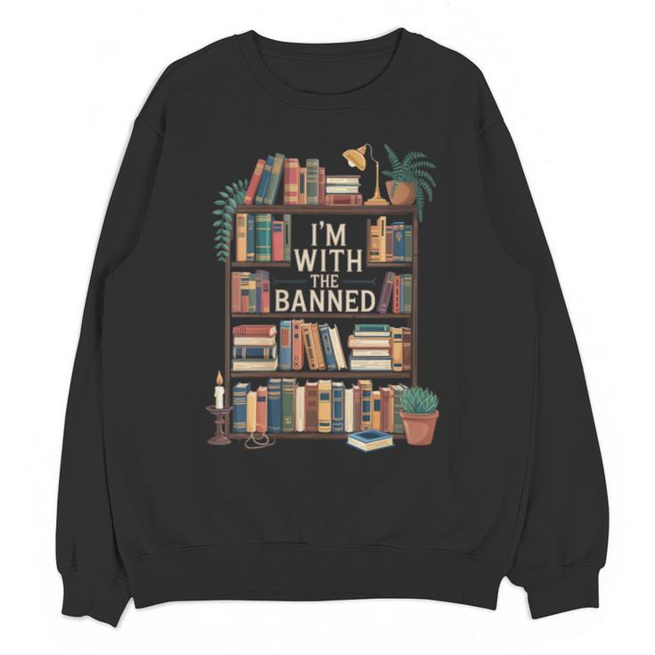 I'm With The Banned Books Reading Unisex Sweatshirt