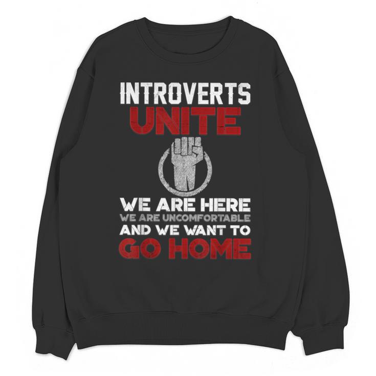 INTP Introverts Unite Anti Social For Men Women Unisex Sweatshirt