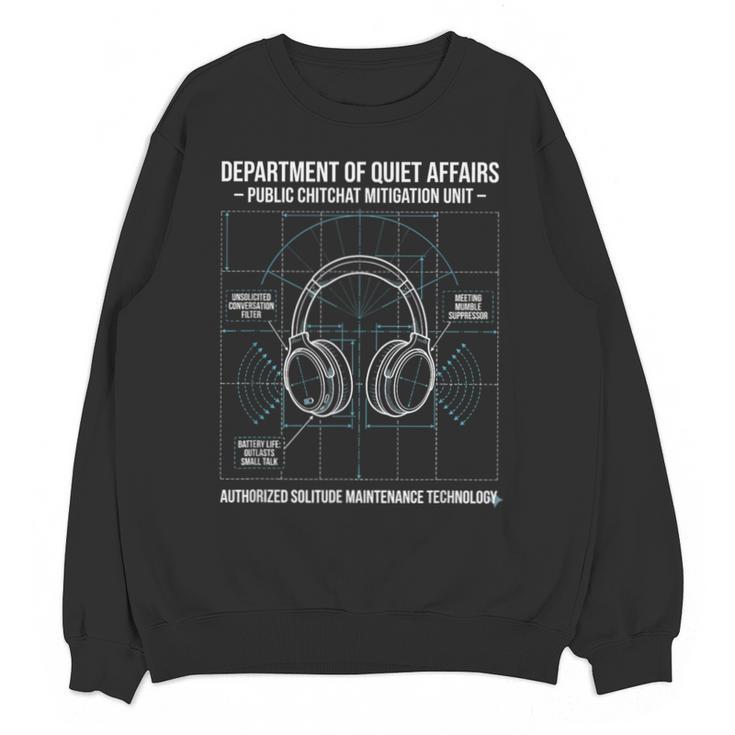 Introvert Anti Social Public Chitchat Mitigation Unisex Sweatshirt