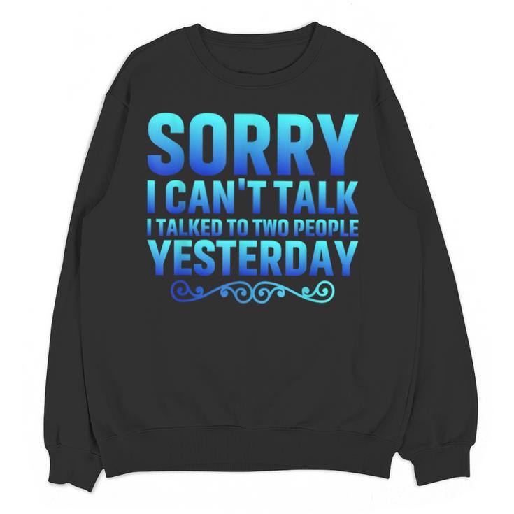 Introvert Antisocial Sarcasm Introverts Anti Social Unisex Sweatshirt