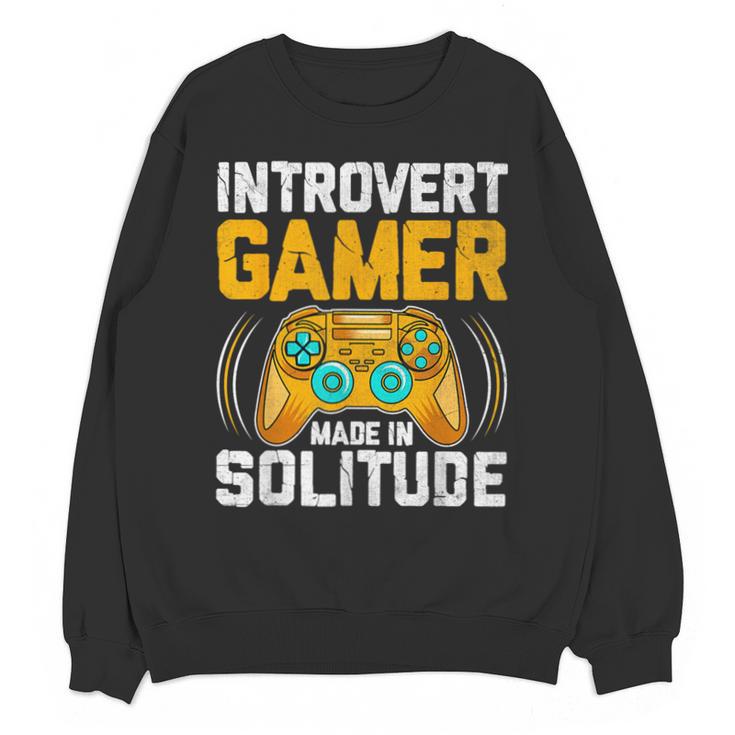 Introvert Gamer Video Games Anti Social Team Player Unisex Sweatshirt