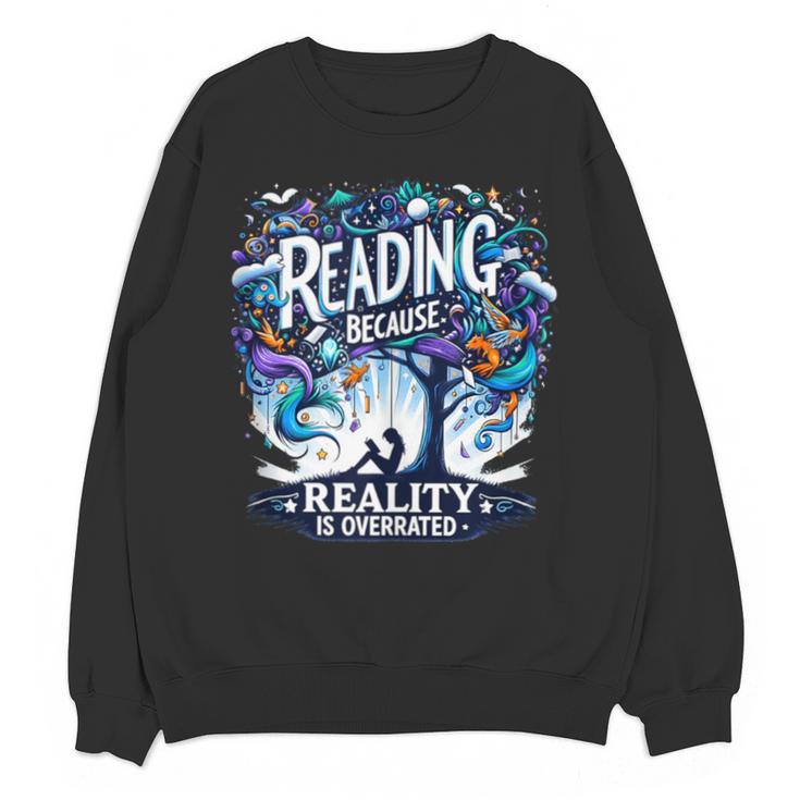 Introvert Reader Bibliofile Bookworm Loves Books Unisex Sweatshirt