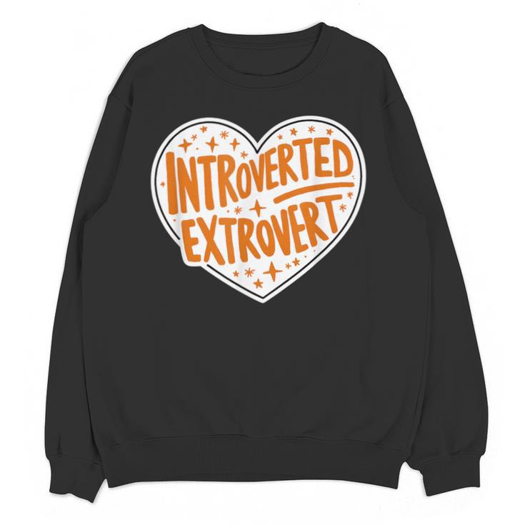 Introverted Extrovert People Hater Calm Peace Lover Unisex Sweatshirt